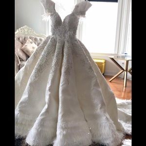 unique custom made 2019 Turkish wedding dress